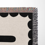 Eat Poop Sleep Repeat Cotton Woven Throw Blanket