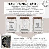 Blanket Size Chart Unique Gift Idea, Personalized Dog Photo Blanket, Cat Photo Blanket, Pet Photo Blanket - Custom Pet Photo Picture Woven Throw Blanket, Pet Name, Memorial, Dog Loss, Cat Loss, Cat Gift, Photo Blanket, Woven Cotton Blanket, Gift, Made in the USA.