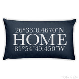 Decorative Lumbar Throw Pillow - Latitude & Longitude Home