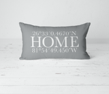 Decorative Lumbar Throw Pillow - Latitude & Longitude Home