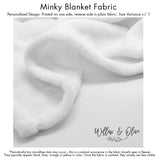 Woodland Animals Mountain Theme Milestone Blanket | Personalized Baby Boy Blanket