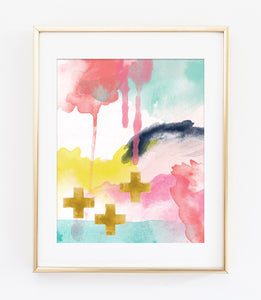 Modern Abstract Art Print 1 - Faith