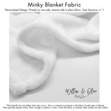 Baby Blue & White Stripe | Personalized Kids Blanket